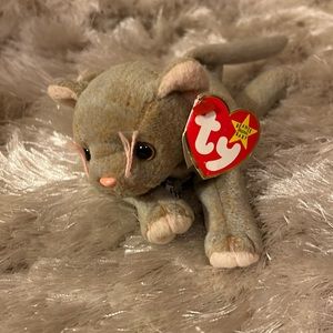 TY VINTAGE NWT TY BEANIE BABY SCAT BORN MAY 27,1998